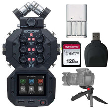 Zoom H8 Digital Handy Audio Recorder + 128GB SDXC Memory Card Accessory Kit