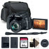 Canon Powershot SX70 20.3MP Digital Camera (Black) with Transcend 64GB SDXC Memory Card and Camera Case + Cleaning Kit