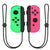 Nintendo Switch Joy-Con Controllers (Blue / Neon Yellow) with Neon Pink / Neon Green