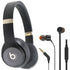 Beats by Dr. Dre Beats Solo 4 Wireless On-Ear Headphones (Black & Gold) with JBL T110 in Ear Headphones