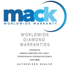 Mack Worldwide Diamond Protection Plan Warranty for Portable Electronics Up To $1000 2, 3 and 5 Year Plan