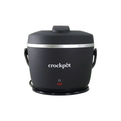 Crock-Pot Electric Lunch Box, Portable Food Warmer for On-the-Go, 20-Ounce (591 mL), Black Licorice + Easy & Delicious Crock-Pot Recipes