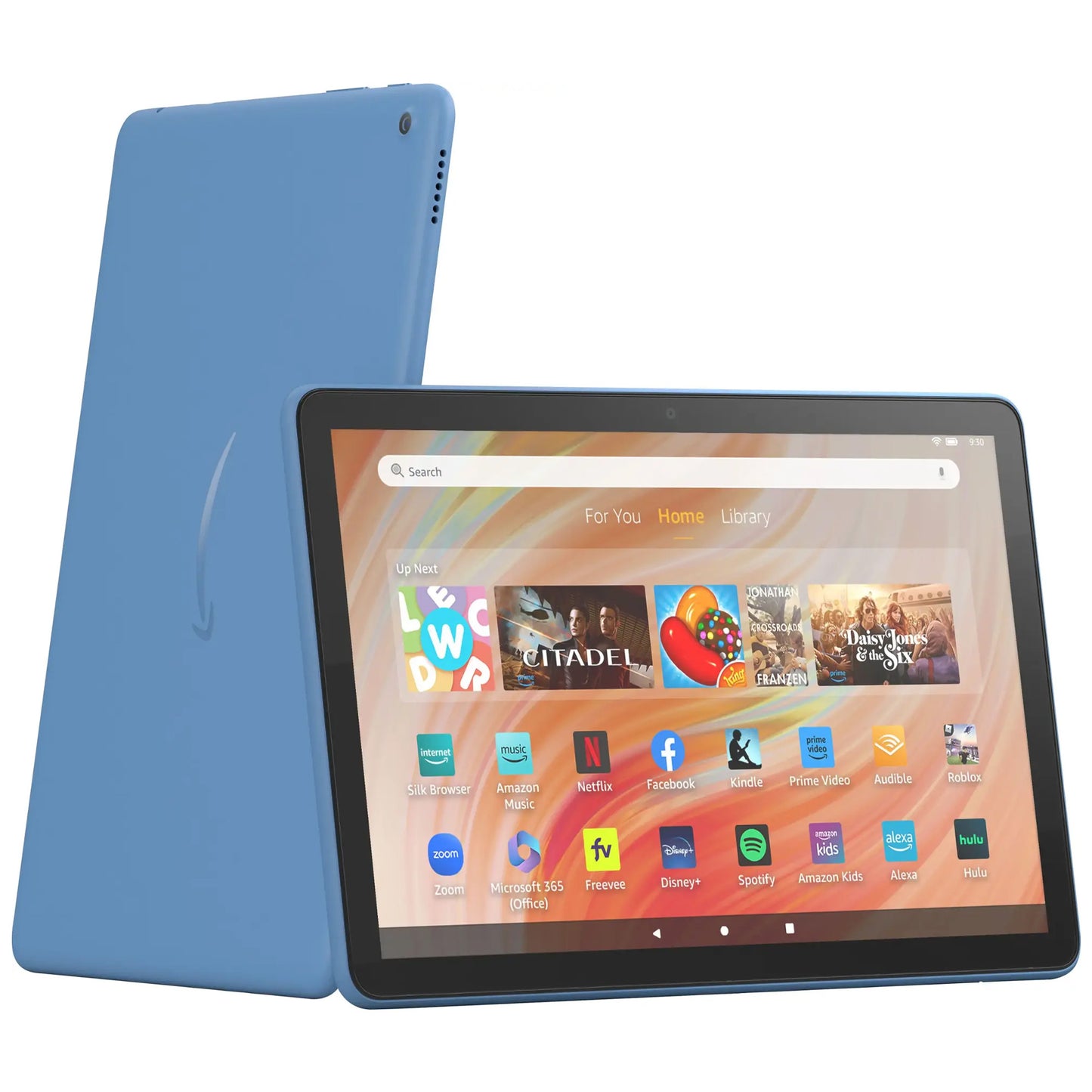 Amazon Fire HD 10 10.1" 32GB Wi-Fi Tablet, 13th Gen, Vibrant Full HD Screen, Ocean + Accessories