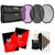 Vivitar UV CPL FLD Filter Set + Lens Cleaning Tissue + Cleaning Kit for Kit for Canon 18-135, Nikon 18-140, and Nikon 18-105 Lenses