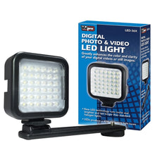 Vidpro LED-36X Photo & Video On-Camera LED Light with Accessories