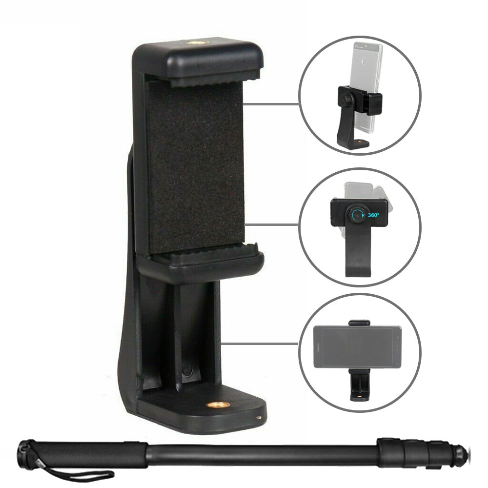 61 Inch Monopod + Phone Holder