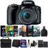 Canon PowerShot SX70 HS Digital Camera + 32GB Memory Card + Wallet + Reader + Photo Editor Bundle Software + Case + Mini Tripod + 3pc Cleaning Kit