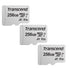 3x Transcend 256GB 300S UHS-I microSDXC Memory Card with SD Adapter