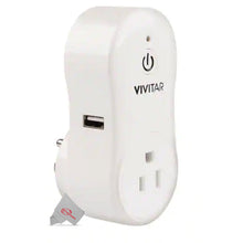 5x Vivitar Smart Home Wi-Fi Outlet + USB Port Compatible with Alexa and Google Home - No Hub Required