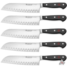 5x Wusthof Classic 7" Hollow Edge Santoku Kitchen Knife