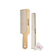 3 Pieces BaByliss Pro Barberology GoldFX Metal Comb Set 9" Clipper Comb and 7.5" Cutting Comb Gold