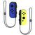 Nintendo Switch Joy-Con Controllers (Blue / Neon Yellow) with JLab Play Gaming Wireless Bluetooth Earbuds