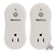 2x Vivitar Smart Home Wi-Fi Outlet + USB Port Compatible with Alexa and Google Home - No Hub Required