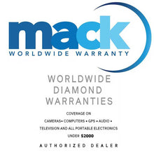 Mack Worldwide Diamond Protection Plan Warranty for Portable Electronics Up To $2000 2, 3 and 5 Year Plan