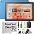 Amazon Fire HD 10 10.1" 32GB Wi-Fi Tablet, 13th Gen, Vibrant Full HD Screen, Ocean + 256GB Micro SD Bundle