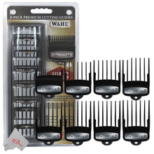 2x Wahl 8-Pack Premium Cutting Guides Fits All Wahl Full Size Clipper Blades (Except Competition Series)