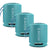 3x Sony SRS-XB13 Extra Bass Portable Waterproof Wireless Speaker (Blue)