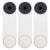 3x Google Nest Video Battery Doorbell (Battery, White)