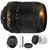 Nikon AF-S DX NIKKOR 18-140mm f/3.5-5.6G ED VR Lens with Accessory Bundle For Nikon DSLR Cameras