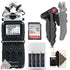 Zoom H5 4-Input / 4-Track Portable Handy Recorder with Interchangeable X/Y Mic Capsule and Accessory Kit