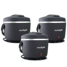 3x Crock-Pot Electric Lunch Box, Portable Food Warmer for On-the-Go, 20-Ounce (591 mL), Black Licorice