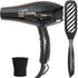 Conair Professional Heat Xtreme Professional Hair Dryer Black with Conair Pro Ergo-Grip Vented Brush