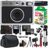 FUJIFILM INSTAX MINI EVO Hybrid Instant Camera (Black) with Fujifilm 2x10 Film Mini Instax Film Pack Accessory Bundle