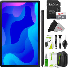 Samsung Galaxy Tab S6 Lite 10.4" Tablet  64GB Memory, Bonus Samsung Book Cover S Pen SM-P613NZABXAR with SanDisk 128GB Ultra UHS-I microSDHC Card and Cleaning Kit