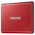 SAMSUNG T7 Portable SSD 1TB - Up to 1050 MB/s - USB 3.2 External Solid State Drive, Red (MU-PC1T0R/AM)