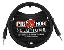 Pig Hog Solutions 3.5mm TRS to 3.5mm 3ft TRS Adapter Cable -10 Units