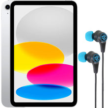 Apple 10.9" Wi-Fi Only iPad (10th Generation) 64GB Memory - Silver with JLab Play Gaming Wireless Bluetooth Earbuds