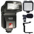 i-TTL Flash with Accessory Bundle For Nikon D7100 and D7200