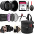 Complete Accessory Bundle for Canon EF-M 22mm f/2 STM RF 50mm F1.8 STM Canon Camera Lens Includes Padded Case, Tripod, Memory Card, Lens Filters and More