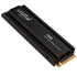 Crucial T500 2TB Gen4 NVMe M.2 Internal Gaming SSD with Heatsink, Up to 7400MB/s, PlayStation 5 Compatible + 1mo Adobe CC All Apps- CT2000T500SSD5