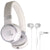 JBL Live 460NC Noise-Canceling Wireless On-Ear Headphones (White) with JBL C50HI In-Ear Headphones White