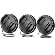 3x Vivitar 62mm Snap-On Lens Cap for Cameras