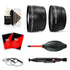 58mm Wide Angle and Telephoto Lens Kit for Canon 70D, 77D, 8D and All Canon DSLR Cameras