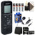 Sony ICD-PX370 Digital Voice Recorder with Headphone Jacks with Essential Accessory Kit