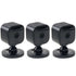 3x Blink Mini Compact Indoor Plug-In Smart Security Camera 1080p Video Night Vision (Black)