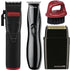 BaByliss Pro FX870RI BOOST+ Influencer Collection Cordless Clipper - Red + Andis T-blade Trimmer + BaByliss PRO Double Foil Shaver & Brush