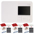 Canon SELPHY CP1500 Compact Photo Printer (White) with 3x KP-108IN Selphy Color Ink 4x6 Paper Set 3115B001