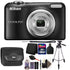 Nikon COOLPIX A10 16.1MP Compact Digital Camera Black with Accessory Kit