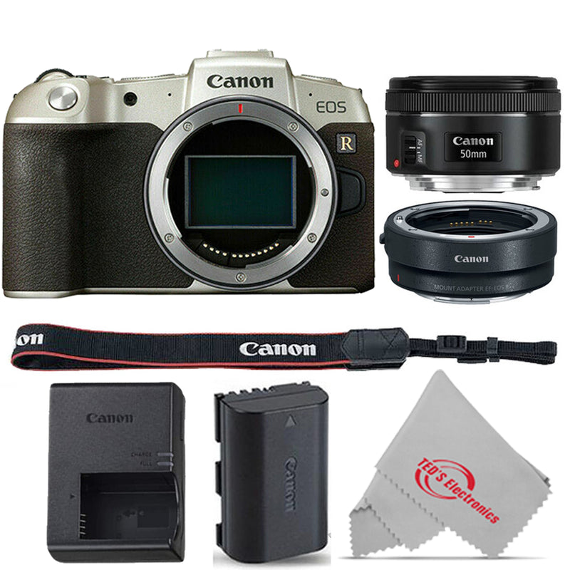 Canon EOS RP 26.2MP Mirrorless Digital Camera Body - Gold + EF