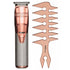 Babyliss Pro Cordless Metal Lithium Trimmer Rose Gold and BaBylissPRO Barberology Wide Tooth Styling Comb