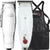 Andis 01690 Professional Fade Master Hair Clipper Silver + Andis 04710 T-Outliner Beard/Hair Trimmer & Apron