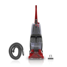 Hoover Power Scrub Deluxe Carpet Cleaner Machine, Upright Shampooer, FH50150, Red