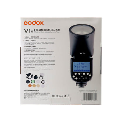 Godox V1 TTL Li-Ion Round Head Camera Flash for Nikon