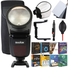 Godox V1 TTL Li-Ion Round Head Camera Flash for Nikon Top Accessory Kit