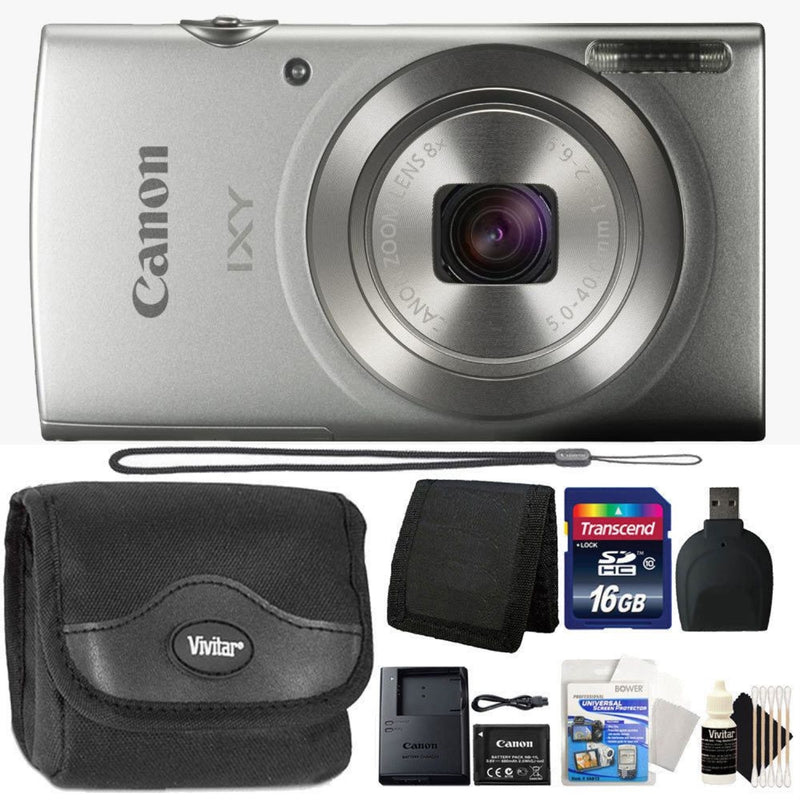 Canon PowerShot IXY 200 / Elph 180 Digital Camera Silver +