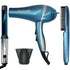 Babyliss Pro Nano Titanium Ionic Dryer and Thermal Paddle Brush Set with 1" Curling Wand #BNTMWUC